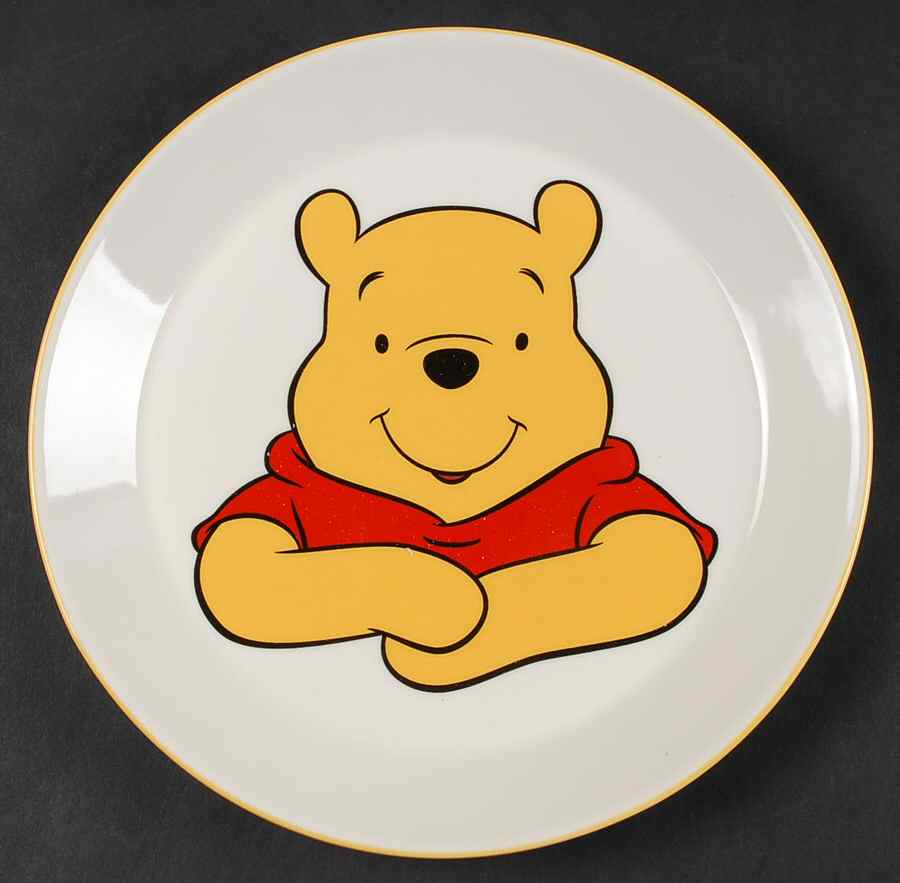 Winnie the Pooh (Earthenware) Child's Plate by Royal Doulton-1