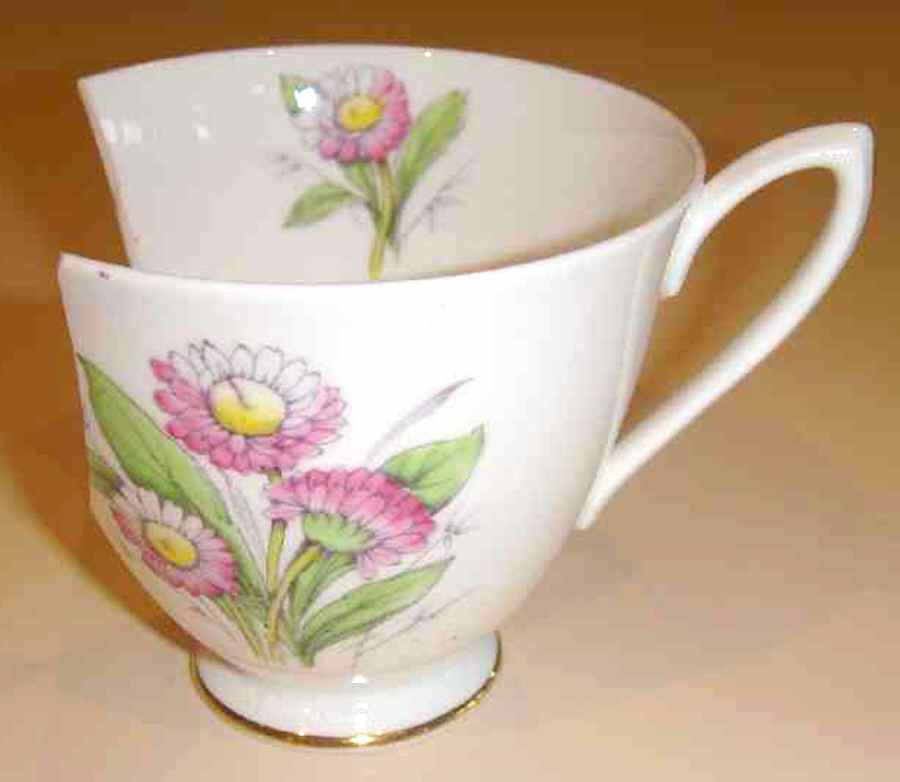Flowers of the Month(Unknown Shape) Footed Cup by Royal Albert-1