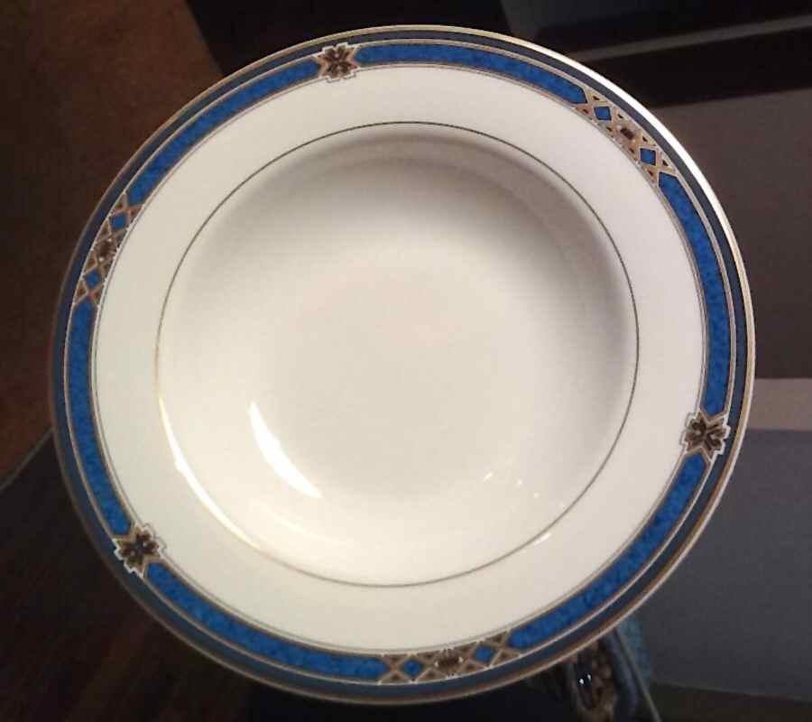 Crystal Rim Soup Bowl by Royal Bone China-1