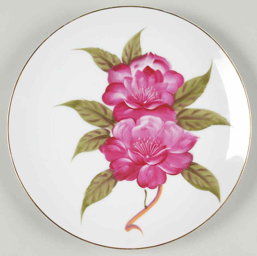 Camellia Gigantea (Smooth) Luncheon Plate by Rossetti-1