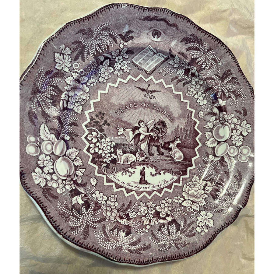 Millenium Brown Luncheon Plate by Ralph Stevenson &Son-1