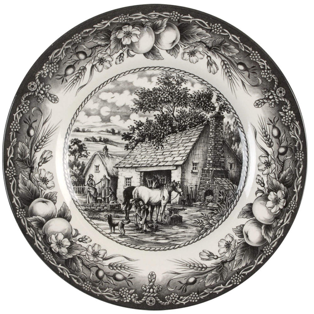 Blacksmith's Forge, The Salad Plate by Royal Stafford-1