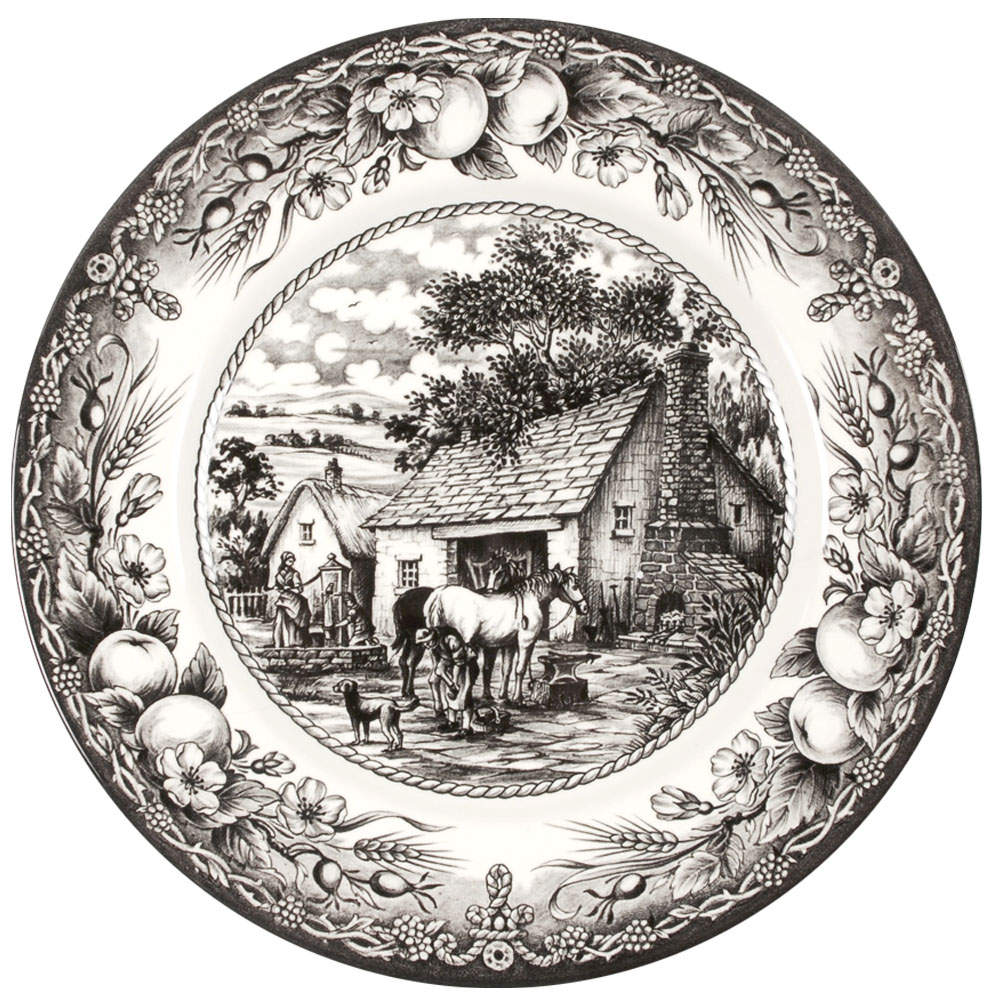 Blacksmith's Forge, The Dinner Plate by Royal Stafford-1