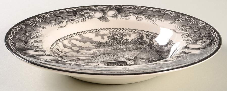 Blacksmith's Forge, The Large Rim Soup Bowl by Royal Stafford-1