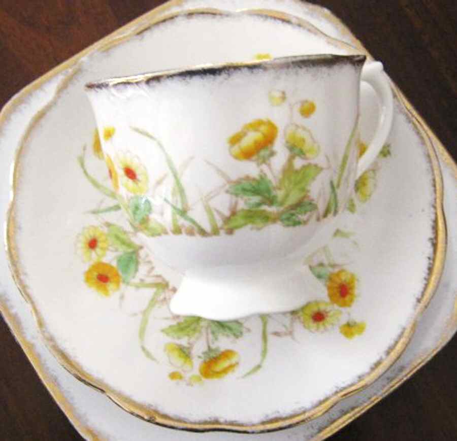 9877 Footed Cup & Saucer Set by Royal Albert-1