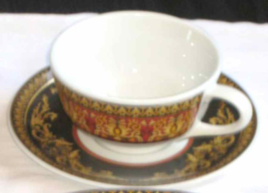 Medusa Red (Restaurant, Hotel) Breakfast Cup & Saucer Set by Rosenthal - Continental-1