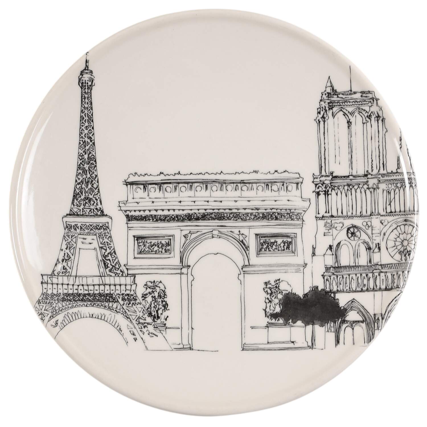 City Scenes Coupe Salad Plate by Royal Stafford-1