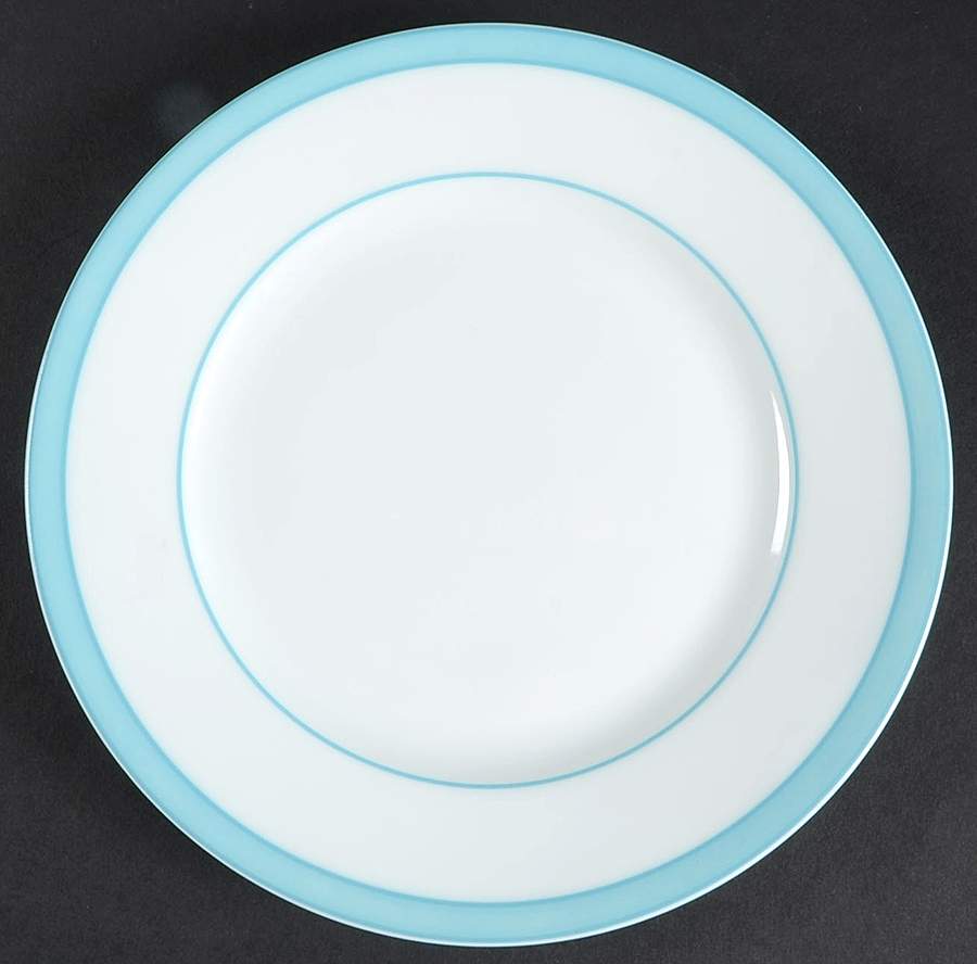Tropic Turquoise (No Monograms) Salad Plate by Raynaud-1