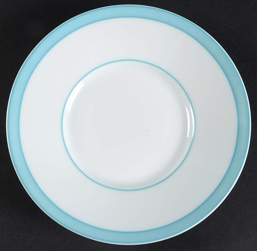 Tropic Turquoise (No Monograms) Saucer by Raynaud-1