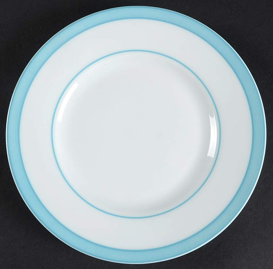 Tropic Turquoise (No Monograms) Bread & Butter Plate by Raynaud-1