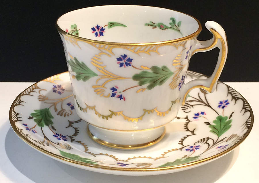 3796 Footed Demitasse Cup & Saucer Set by Royal Chelsea-1
