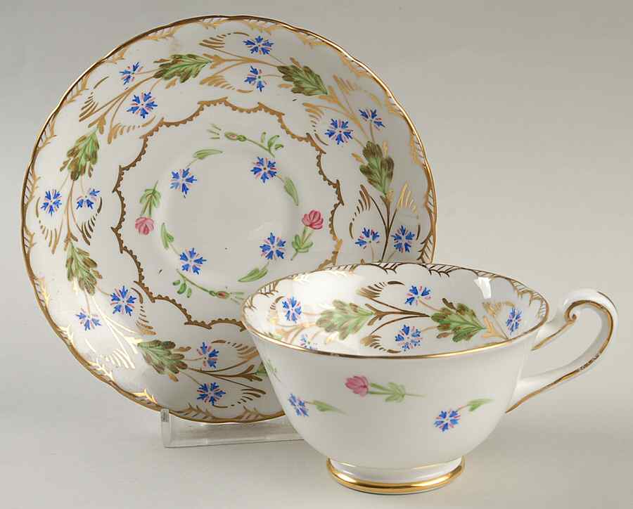 3796 Footed Cup & Saucer Set by Royal Chelsea-1