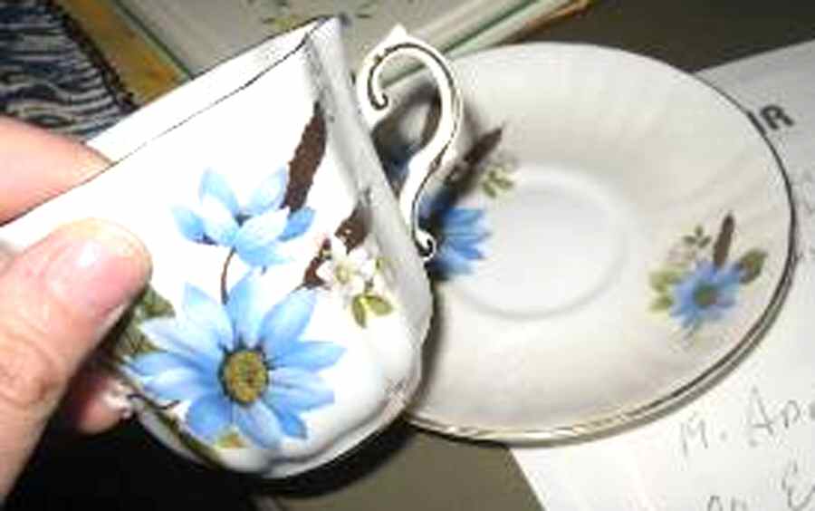 1927E Flat Cup & Saucer Set by Royal Grafton-1