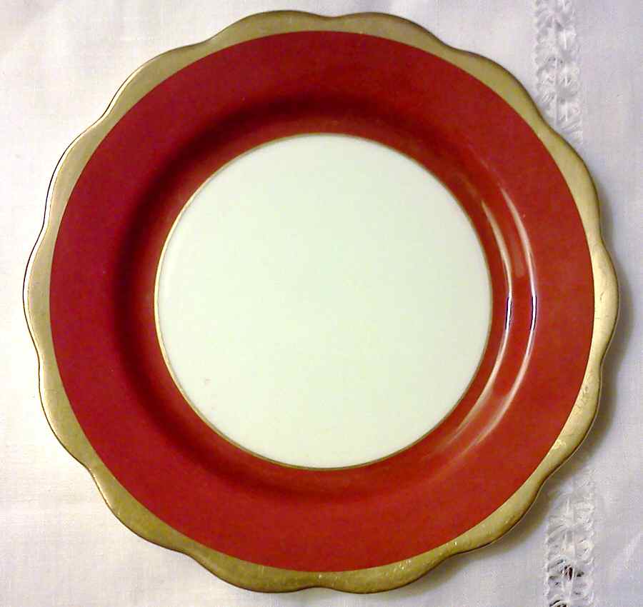 6514 Red Salad Plate by Royal Albert-1