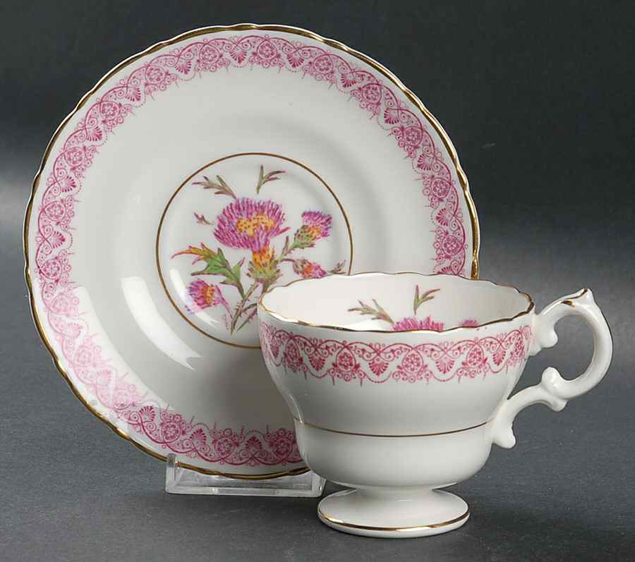 V9830 Footed Cup & Saucer Set by Royal Cauldon-1