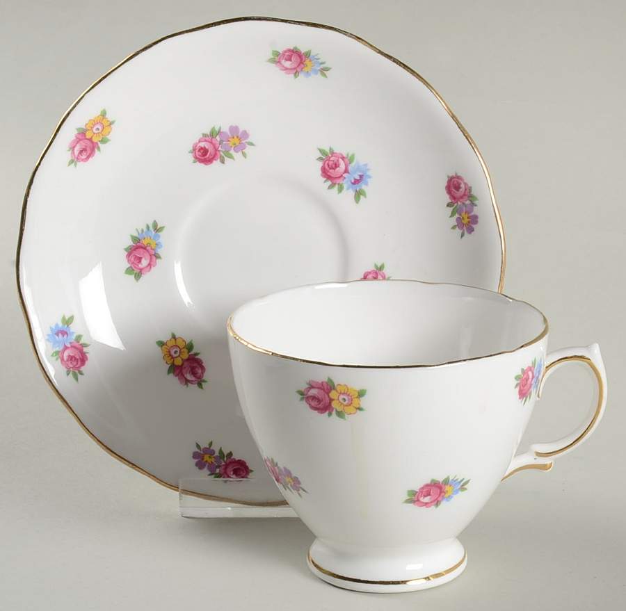 RVA77 Footed Cup & Saucer Set by Royal Vale-1