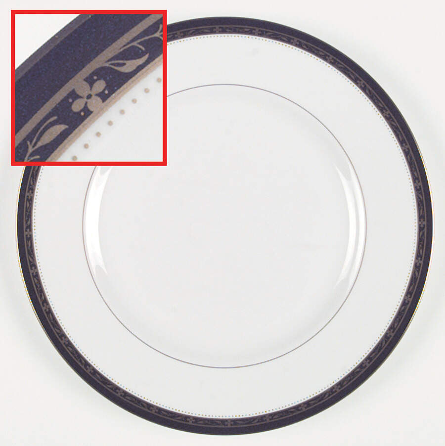 Odette (Black) Dinner Plate by Royal Worcester-1
