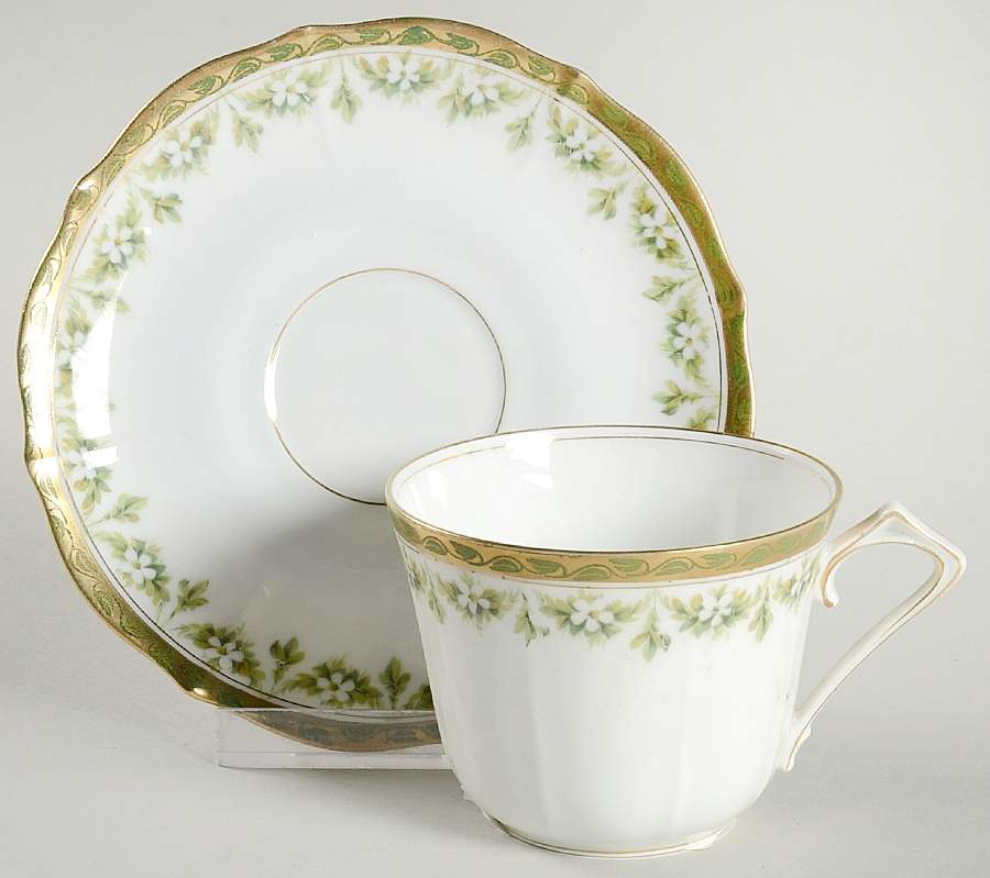 RHS52 Flat Cup & Saucer Set by Reinhold Schlegelmilch-1
