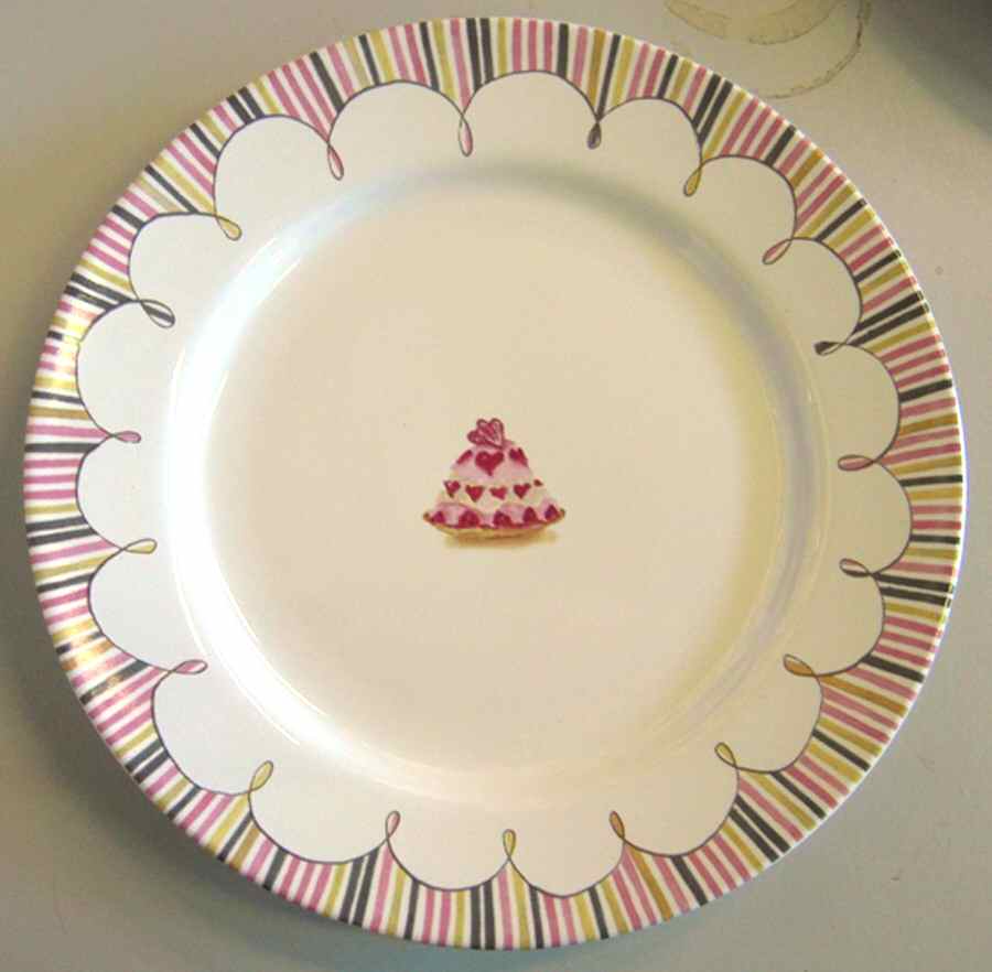 Sweet Shop Dessert/Pie Plate by Rosanna-1