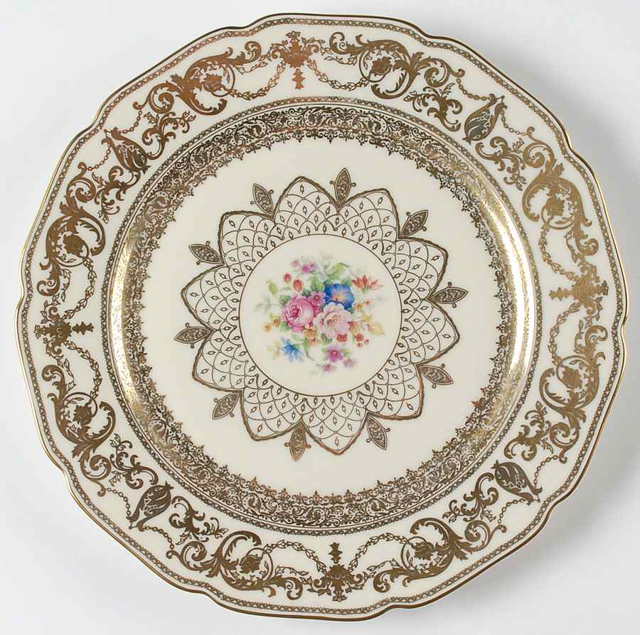 625 Dinner Plate by Royal Ivory (Czech, Germany)-1