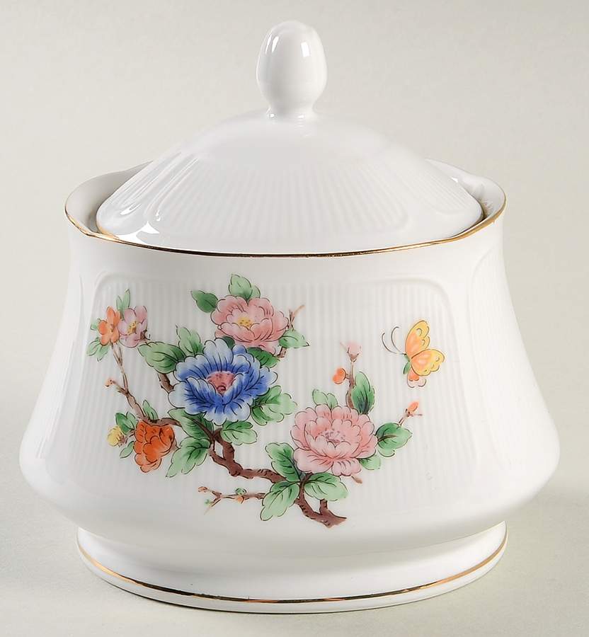 Papillon Sugar Bowl & Lid by Ranmaru-1