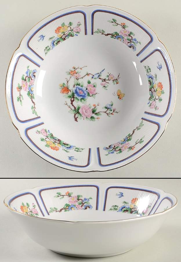 Papillon 9" Round Vegetable Bowl by Ranmaru-1