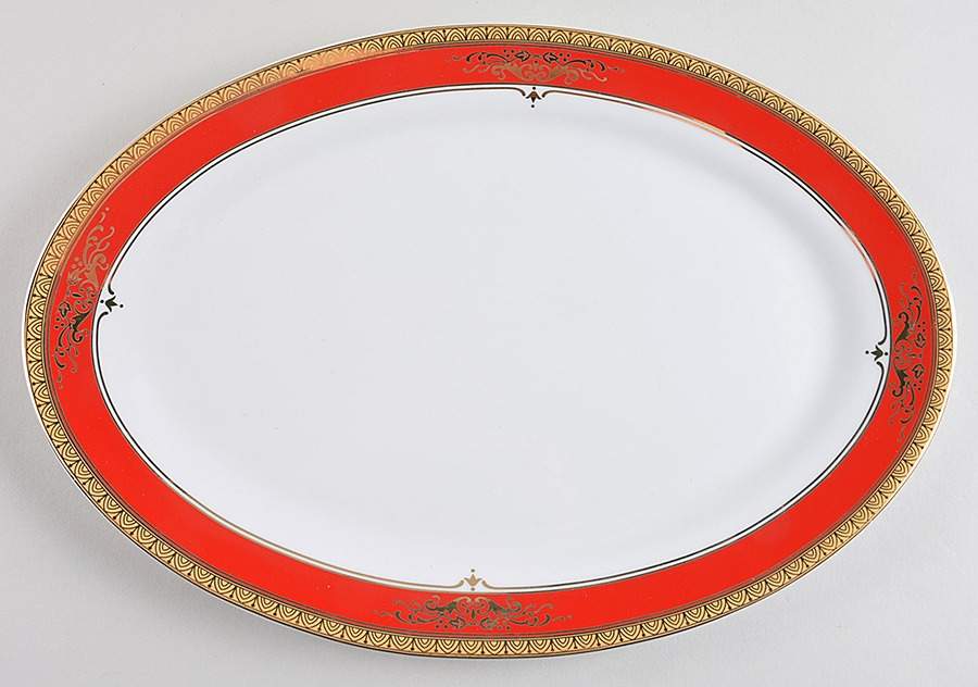 RZS10 14" Oval Serving Platter by Royal Scotland-1