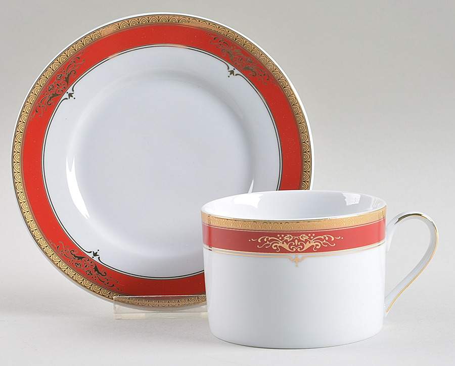 RZS10 Flat Cup & Saucer Set by Royal Scotland-1