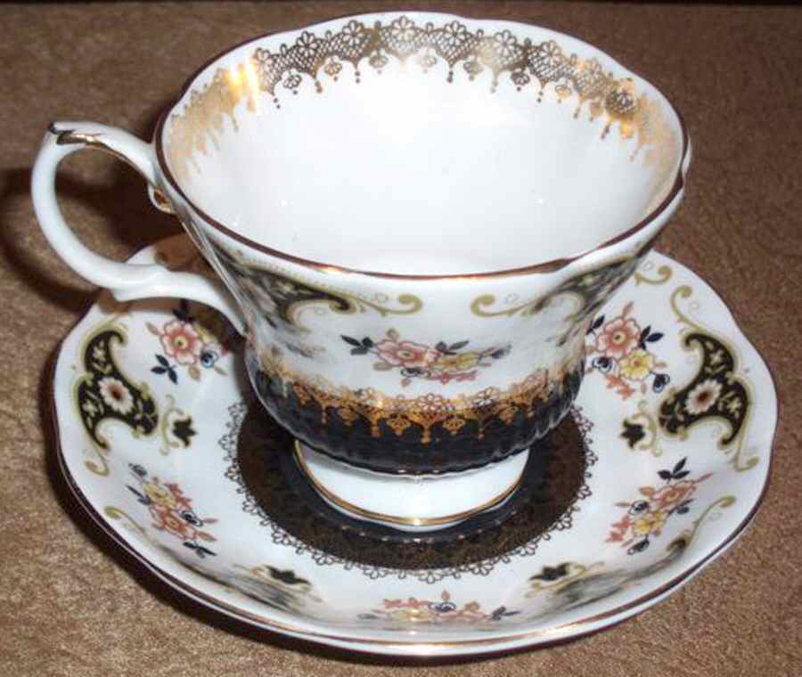 Dorchester Series Footed Cup & Saucer Set by Royal Albert-1