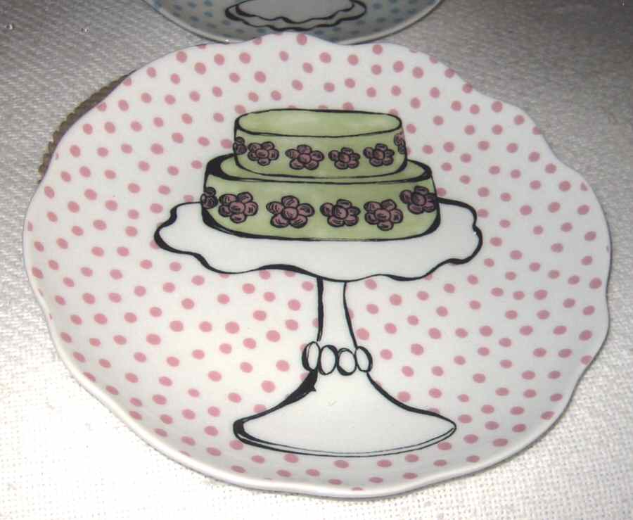 Eat Dessert First Dessert/Pie Plate by Rosanna-1