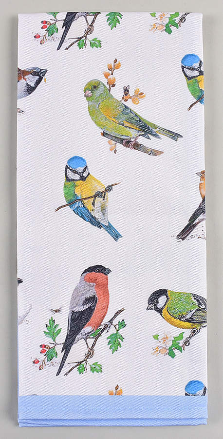 Garden Birds Tea Towel by Roy Kirkham-1