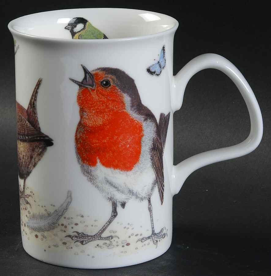 Garden Birds Lancaster Mug by Roy Kirkham-1