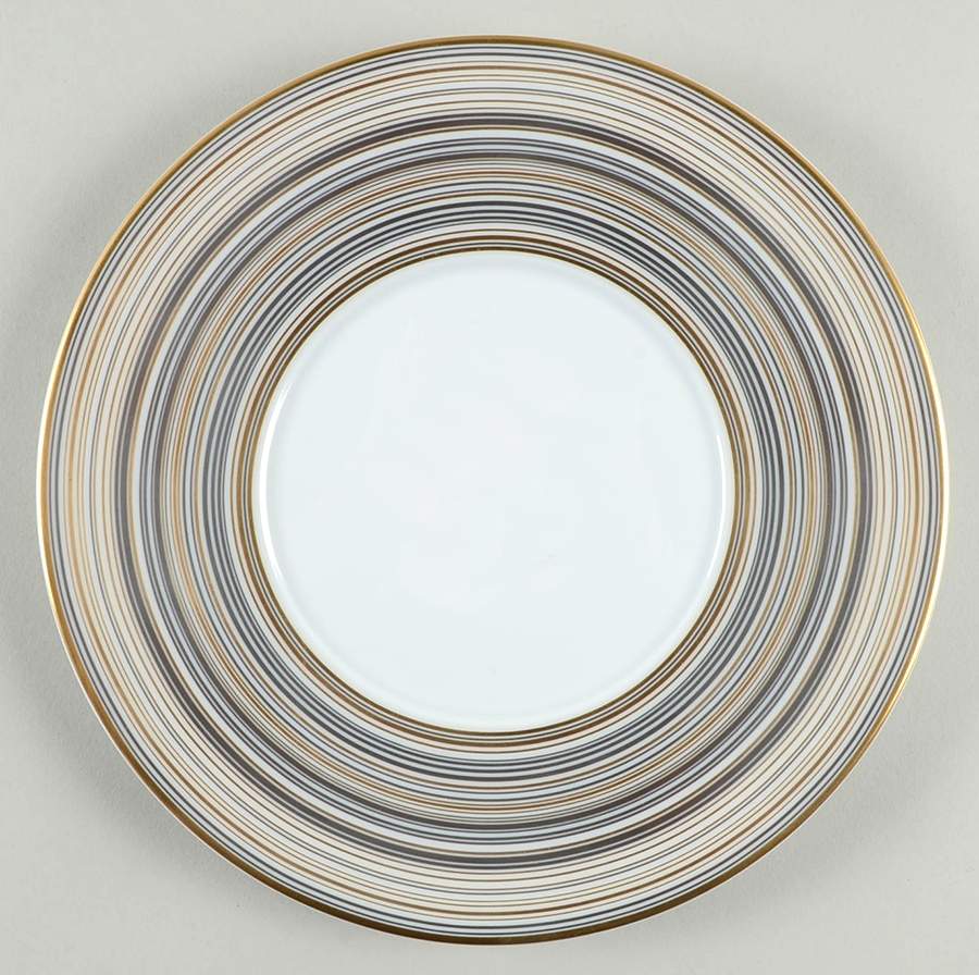 Attraction Gold and Platinum Salad/Dessert Plate by Raynaud-1