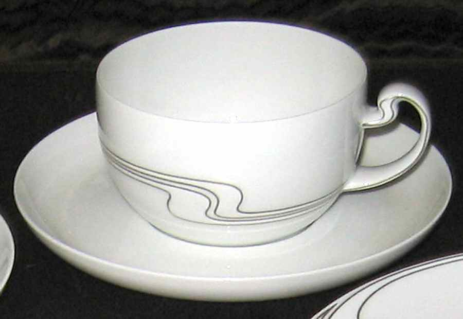 R2121 Flat Cup & Saucer Set by Rosenthal - Continental-1