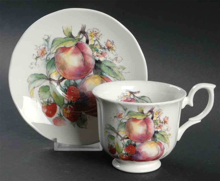 RNB2 Footed Cup & Saucer Set by Royal Nobilta-1