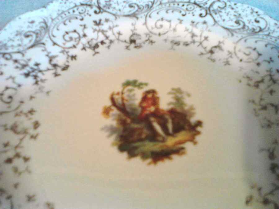 RYL318 Square Bread & Butter Plate by Royal (USA)-1