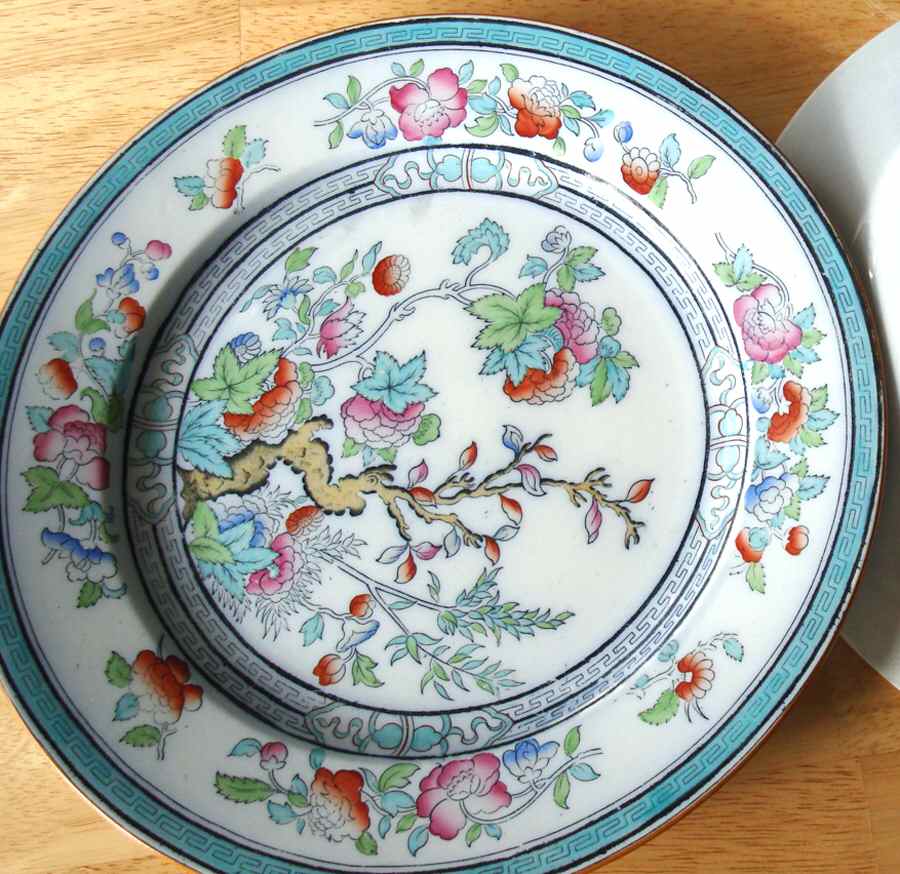 Dresden Dinner Plate by Royal Doulton-1
