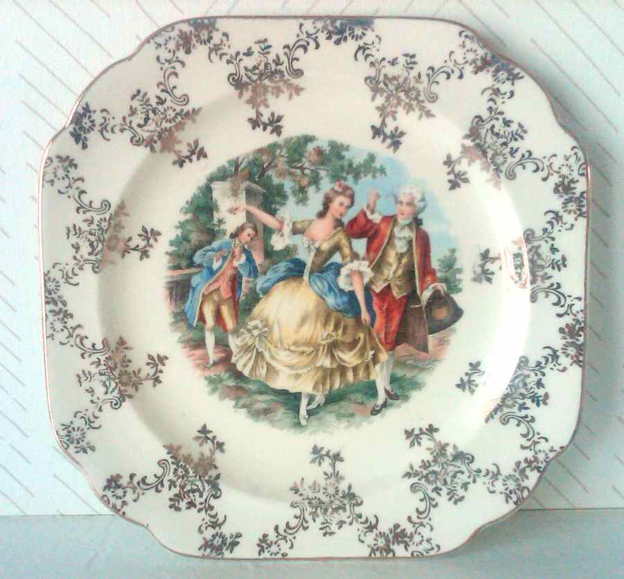 RYL319 Square Salad Plate by Royal (USA)-1