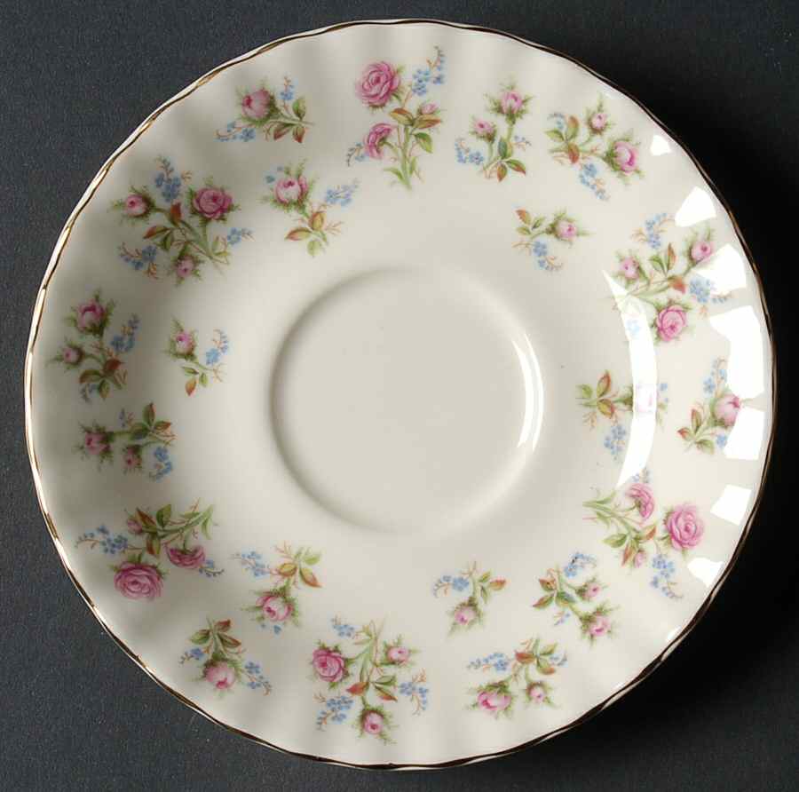 Winsome (Cream Background) Saucer by Royal Albert-1