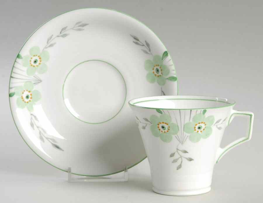 6675 Flat Cup & Saucer Set by Samuel Radford-1
