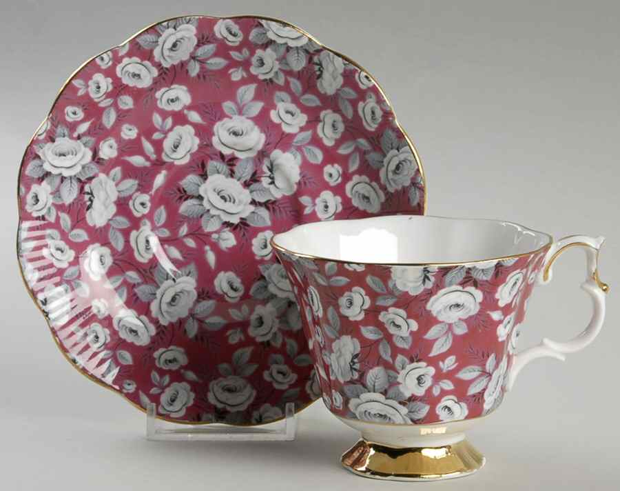 4428 Footed Cup & Saucer Set by Royal Albert-1