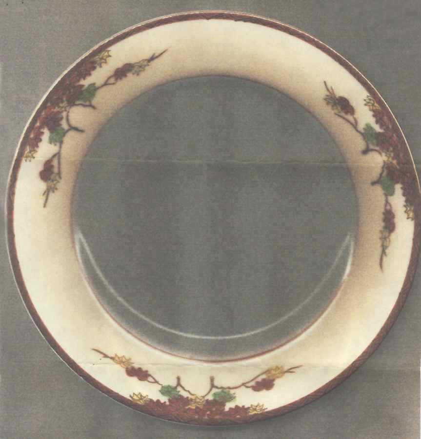 RO92 Dinner Plate by Rose (Japan)-1