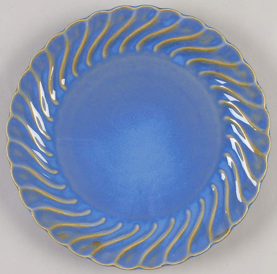 Blue Gaiety Dinner Plate by Royal (USA)-1