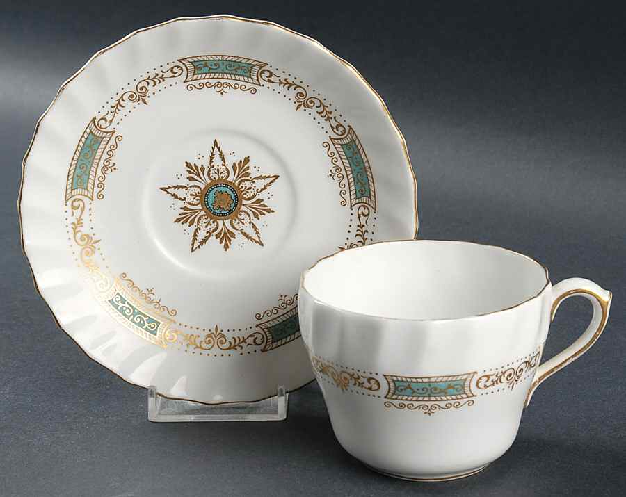 RCD145 Flat Cup & Saucer Set by Royal Crown Derby-1
