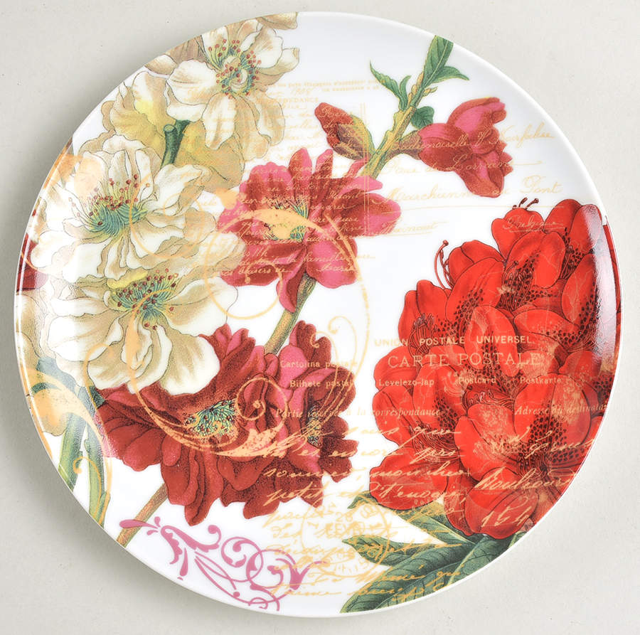 Botanical Holiday Dessert/Pie Plate by Rosanna-1
