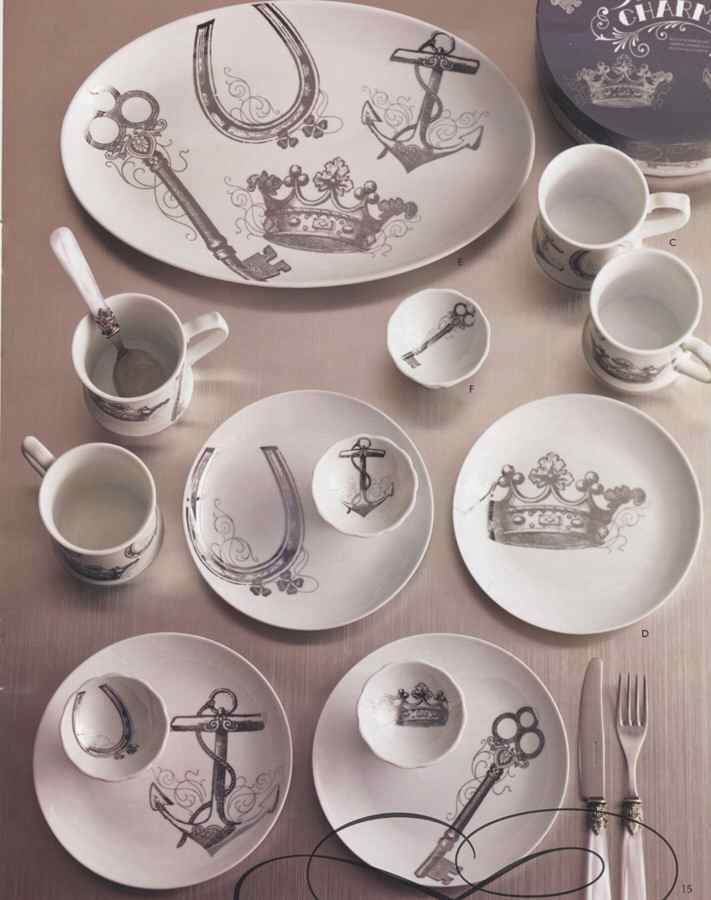 Table Charms 15" Oval Serving Platter by Rosanna-1