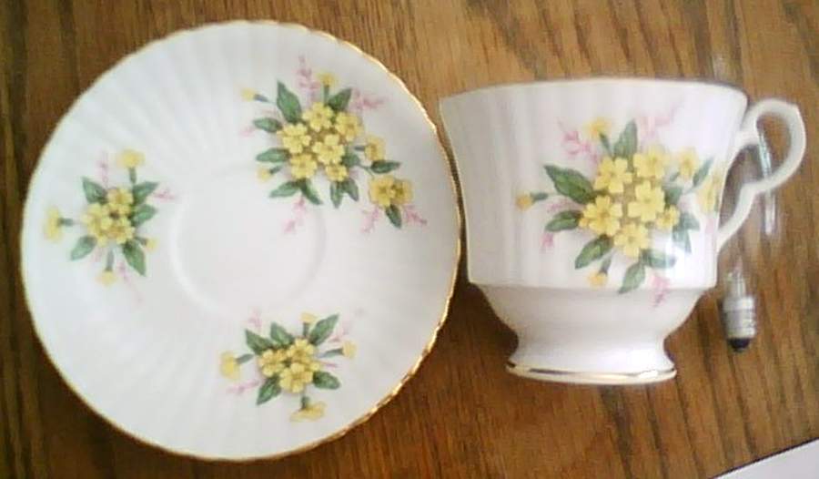 D3130-12 Footed Cup & Saucer Set by Royal Windsor-1