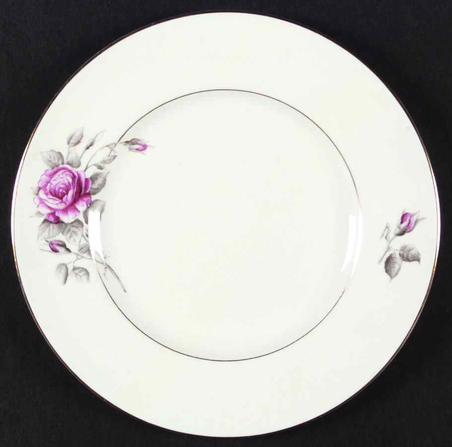 Worcester Rose (Z2237-4, Pink Rose) Dinner Plate by Royal Worcester-1