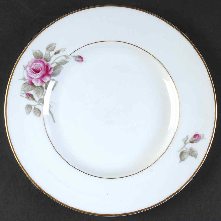Worcester Rose (Z2237-4, Pink Rose) Salad Plate by Royal Worcester-1