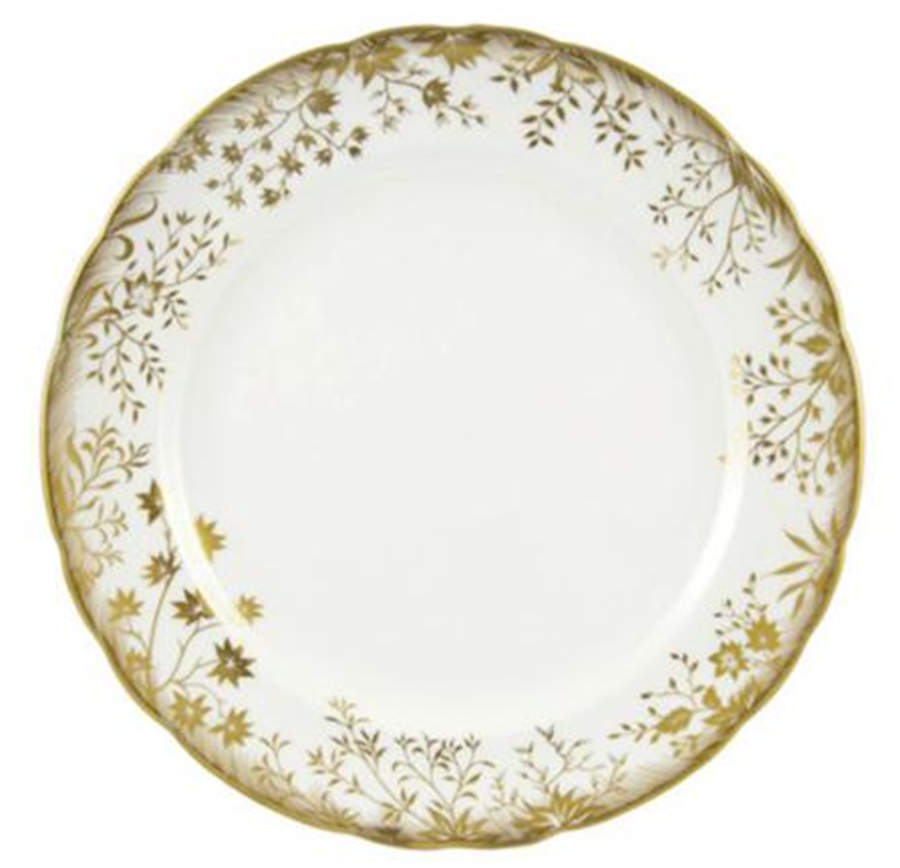 Arboretum Gold Underplate for Tureen by Royal Crown Derby-1